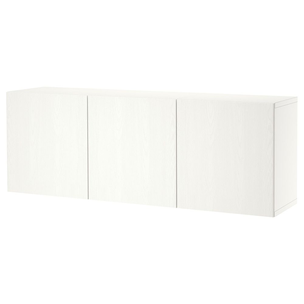 Комбинация настенных шкафов, белый/ТИММЕРВИКЕН белый 180x42x64 см IKEA BESTÅ БЕСТО 794.356.17 - фото 1