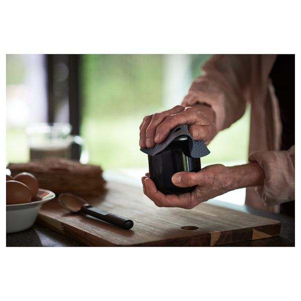 Зажим для банки, сине-серый 15 см IKEA OMTÄNKSAM ОМТЭНКСАМ 004.694.98 - схема-чертеж с размерами