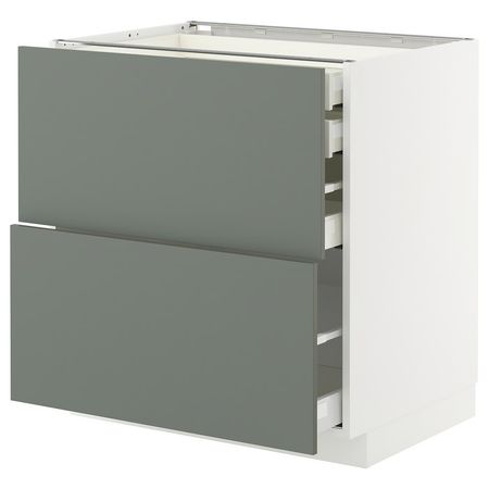 METOD / MAXIMERA Напольн шк 2фасада/2низ/1срд/1вс ящ