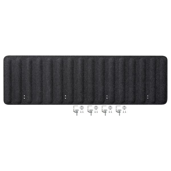 Экран для письменного стола, темно-серый, 160x48 см IKEA EILIF ЭЙЛИФ 804.669.38 - фото 1