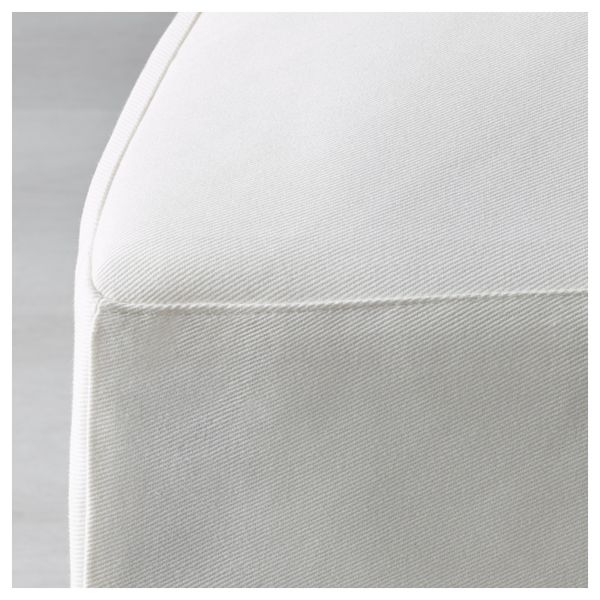 Стул с длинным чехлом ХЕНРИКСДАЛЬ, дуб, Блекинге белый - фото 4