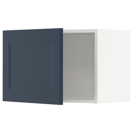 Навесной шкаф, белый Axstad, матовая поверхность синий, 60x40 см IKEA METOD МЕТОД 294.577.15