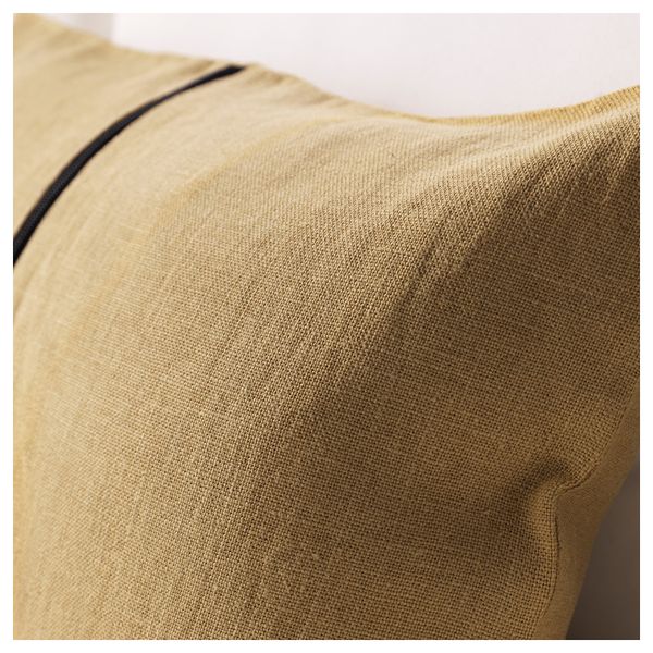 Чехол на подушку ХЕЛЬГОНЭРТ, бежевый, черный (40x65 см) - фото 2