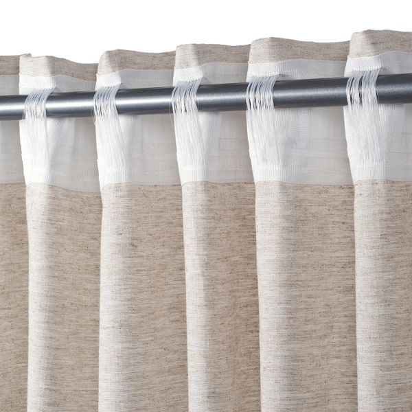 Гардины с прихватом, 2 шт., неокрашенный 145x270 см IKEA GULDZINNIA ГУЛЬДЗИННИА 802.866.40 - фото 6