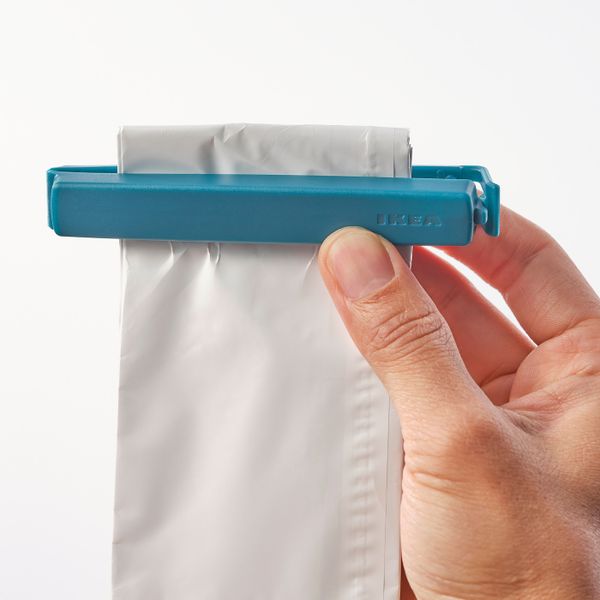 Зажим для пакетов, 30 штук, разные цвета/разные размеры IKEA BEVARA БЕВАРА 103.749.56 - схема-чертеж с размерами