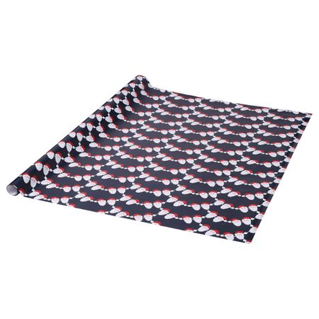 Рулон оберточной бумаги, орнамент «Санта Клаус» синий, 4x1 м IKEA VINTERFINT 505.772.83