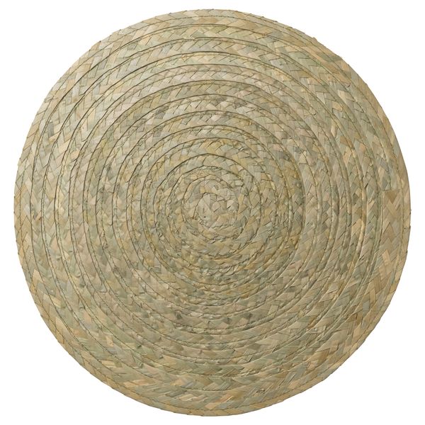 Салфетка под прибор СЛУТЕН, пальмовый лист, зеленый (37 см) - фото 1