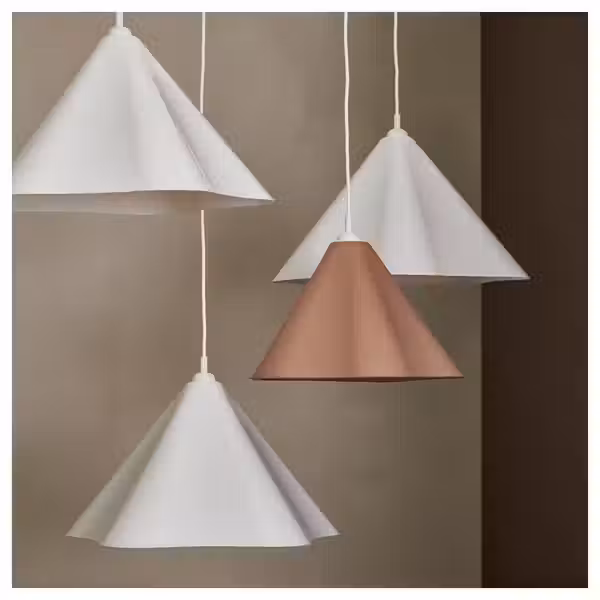 ZEBRASÄV ЗЕБРАСЭВ Подвесной светильник - белый/пластик 46 см - фото 7