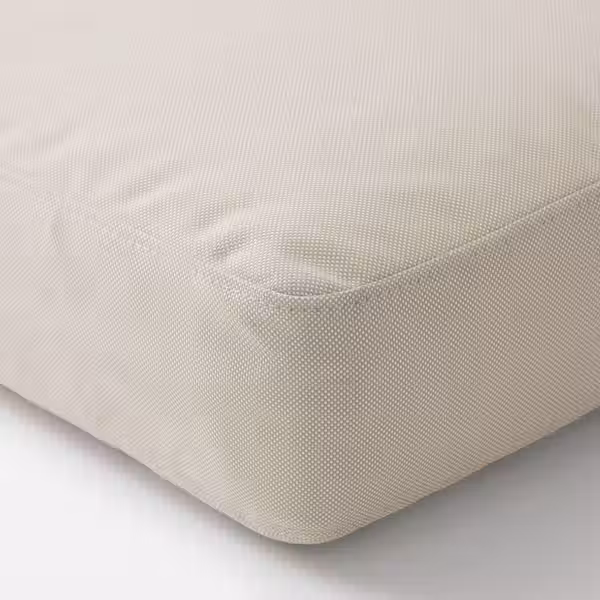 TVARÖ / FRÖSÖN Секция модульного садового дивана - бежевый - схема-чертеж с размерами