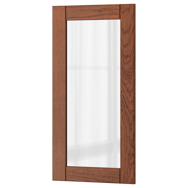 Стеклянная дверь ФИЛИПСТАД, коричневый - фото 1