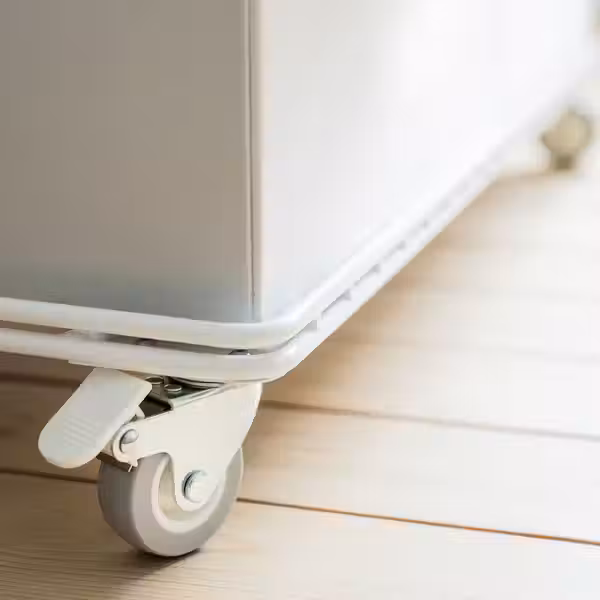 INVALLNING ИНВАЛЛНИНГ Тележка - для коробок белый 68x39 см - фото 2