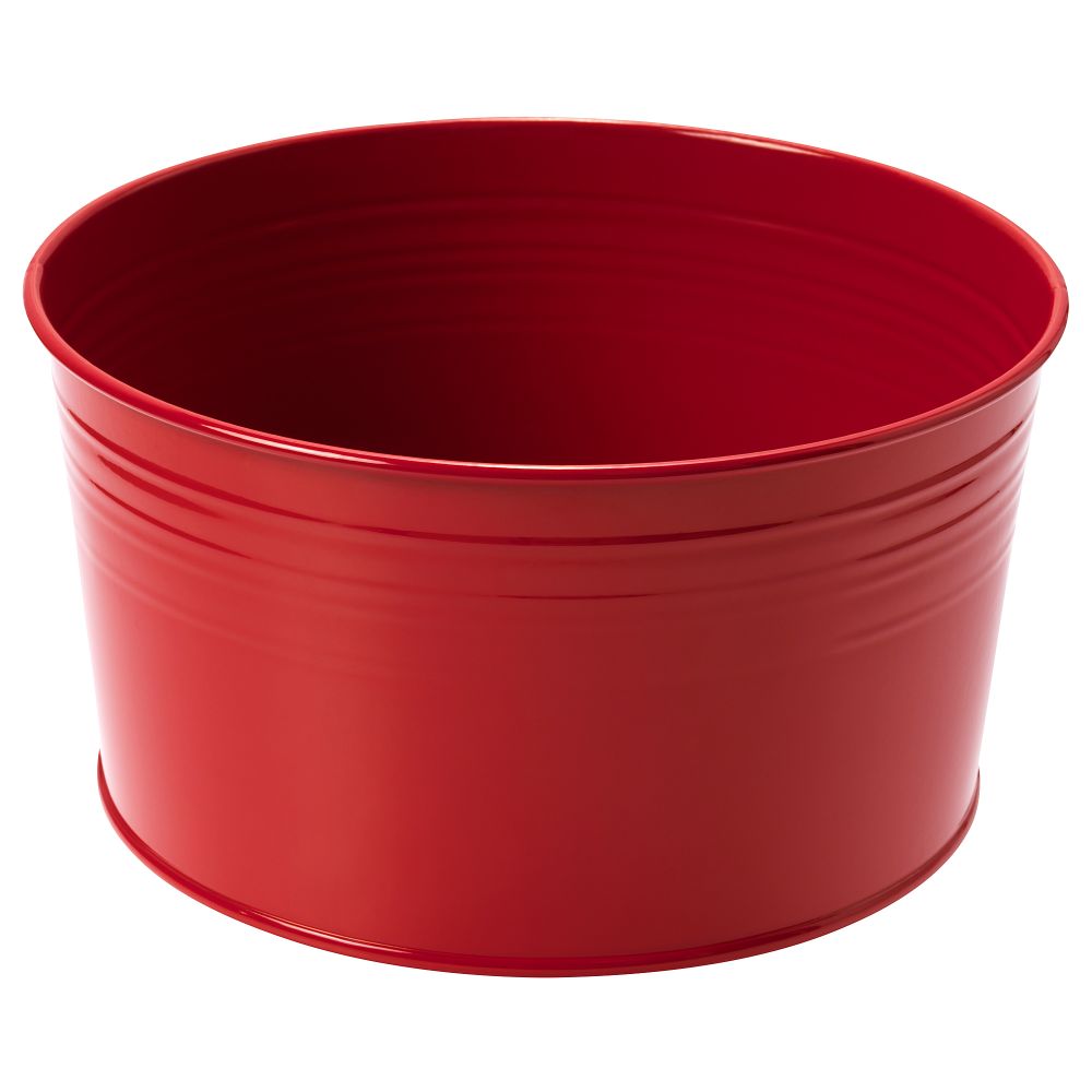 Кашпо СОККЕР, д/дома/улицы, красный - фото 1