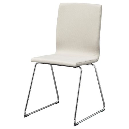 Стул ВОЛЬФГАНГ, хромированный, Дансбу бежевый