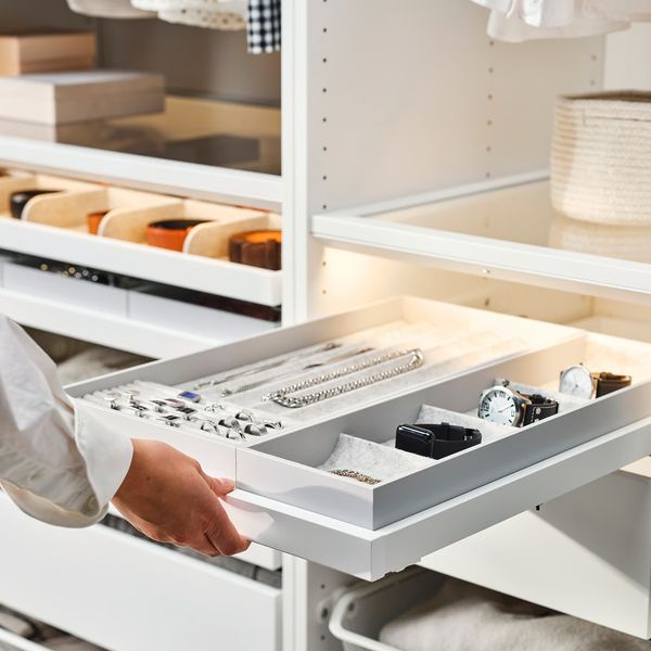 KOMPLEMENT Выдвижная полка+вставка - белый 50x58 см - фото 2