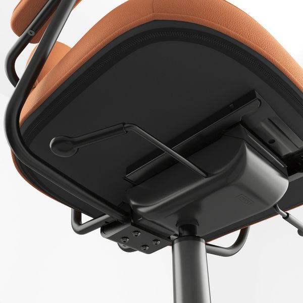 Рабочий стул, Гранн золотисто-коричневый IKEA ALEFJÄLL АЛЕФЬЕЛЛЬ 504.199.91 - фото 7