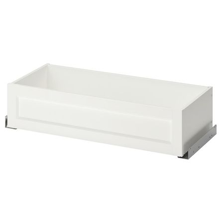 KOMPLEMENT Ящик, панель с филёнкой - белый 75x35 см