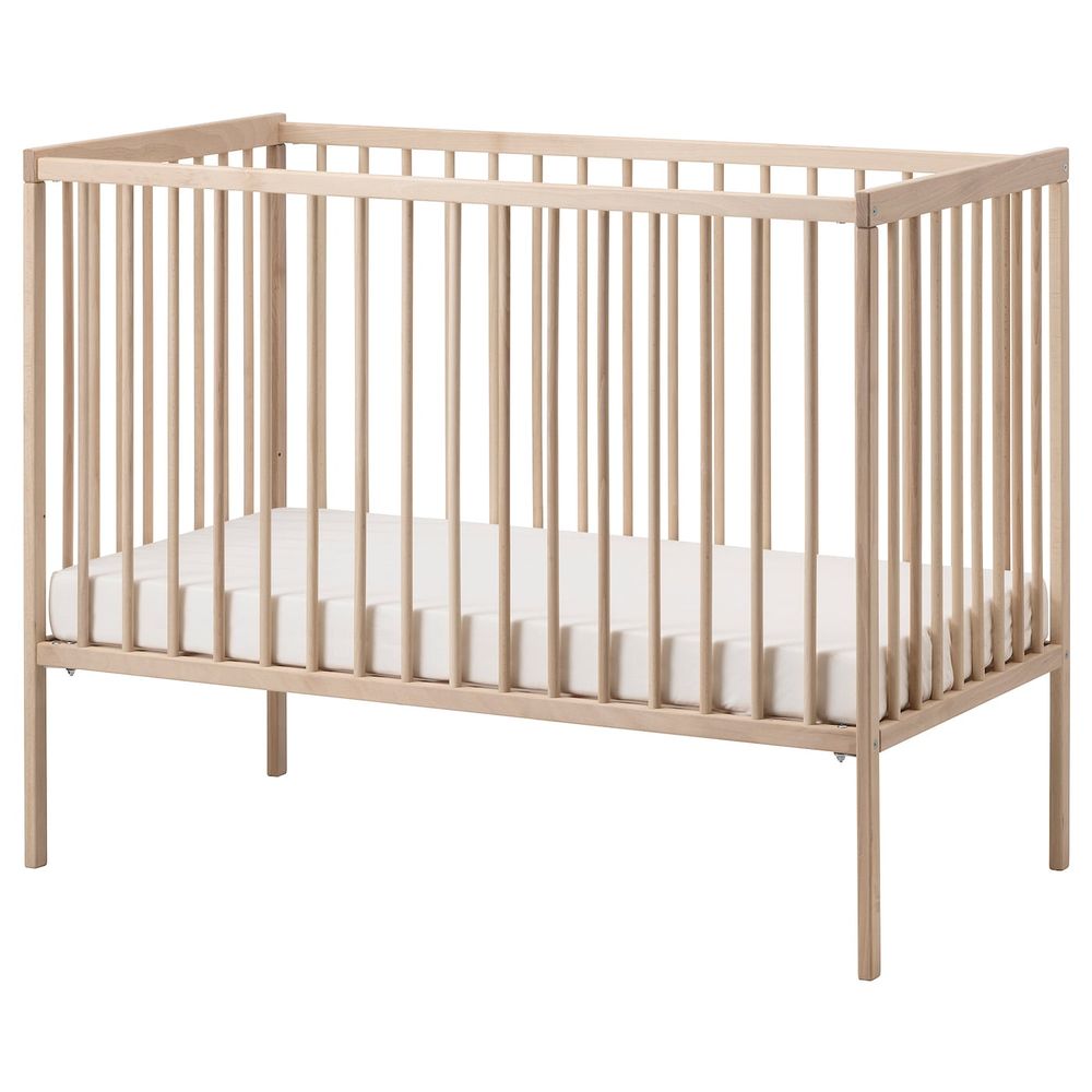 Кроватка детская, бук 60x120 см IKEA SNIGLAR СНИГЛАР 504.212.20 - фото 1