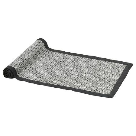Дорожка настольная, черный-белый 35x140 см IKEA HEMBJUDEN ХЕМБЬЮДЕН 505.119.23