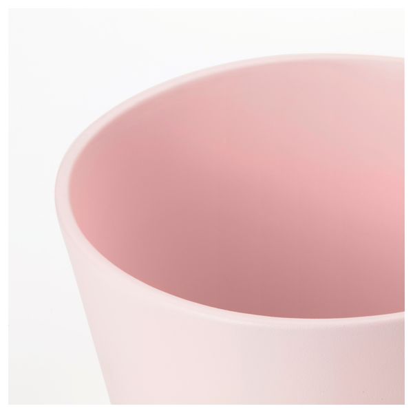 Горшок цветочный с поддоном СЕНАП, розовый (15 см) - схема-чертеж с размерами