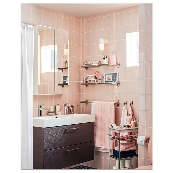 Полка стеклянная 67x11 см IKEA BROGRUND БРОГРУНД 203.497.49 - фото 2