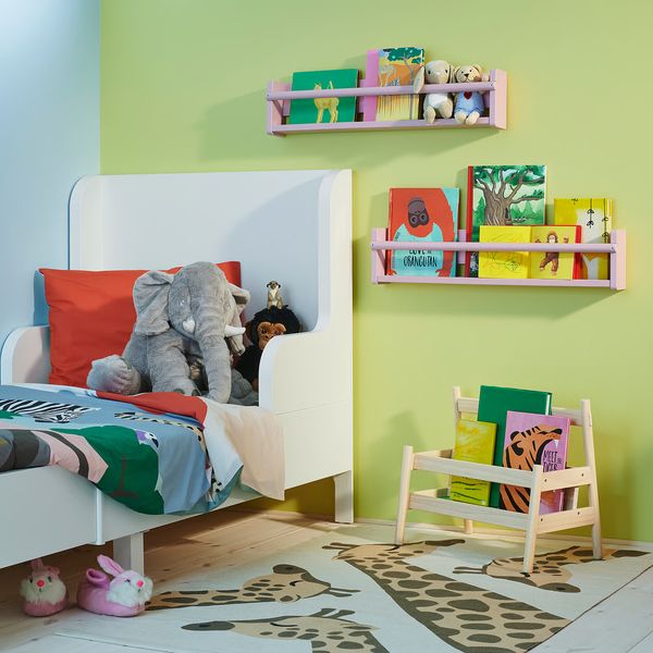 FLISAT Настенный модуль для хранения - бледно-розовый 70x9x16 см - фото 2