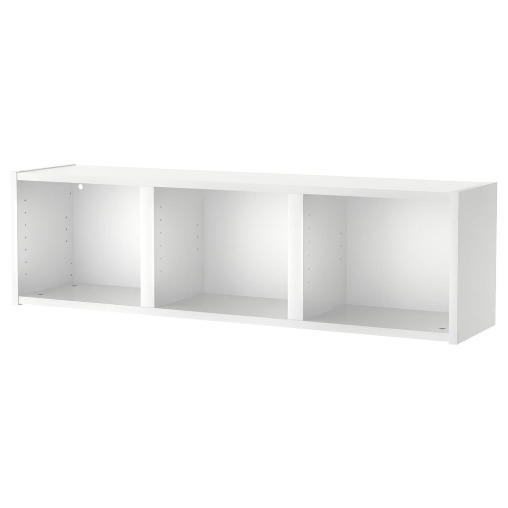 Полка навесная, белый 120x35 см IKEA BILLY БИЛЛИ 203.218.25 - схема-чертеж с размерами