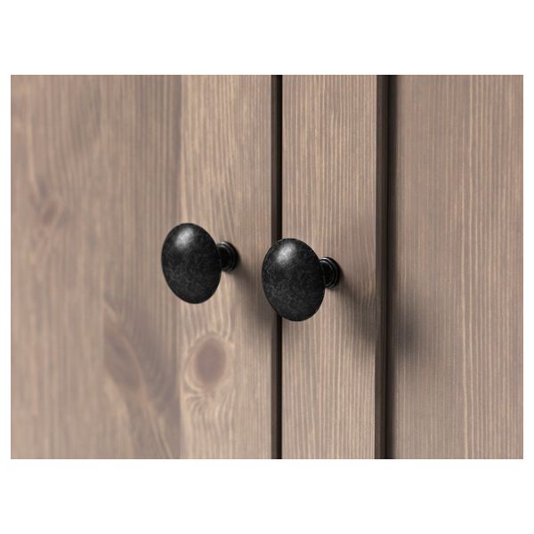 Бюро с дополнительным модулем ХЕМНЭС, серо-коричневый (89x197 см) - фото 5