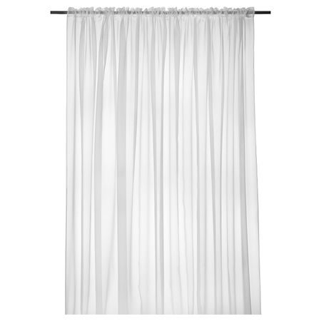 Гардина, 1 шт., белый 300x300 см IKEA REVLUMMER РЕВЛУММЕР 104.592.34
