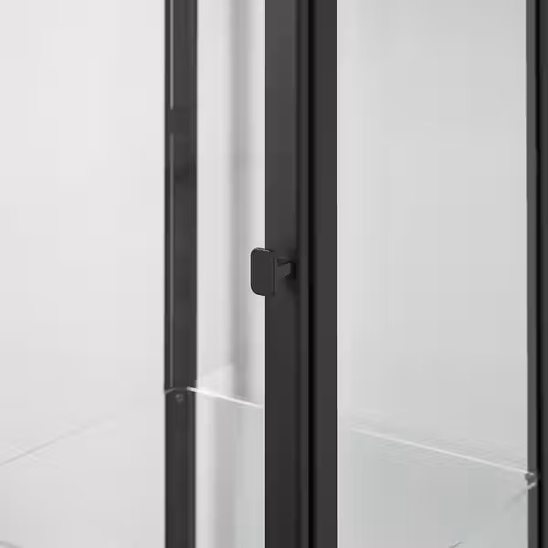 BLÅLIDEN Шкаф-витрина - чёрный 35x32x151 см - фото 6