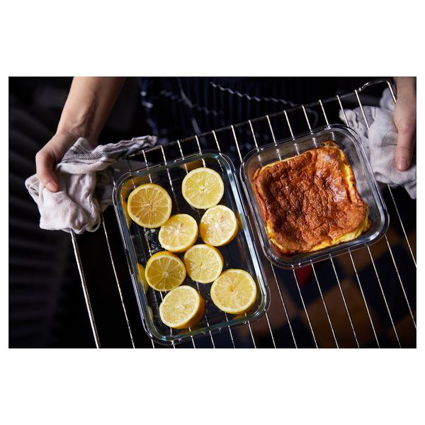 Контейнер для продуктов, четырехугольной формы/стекло 600 мл IKEA IKEA 365+ ИКЕА/365+ 603.592.08 - фото 7