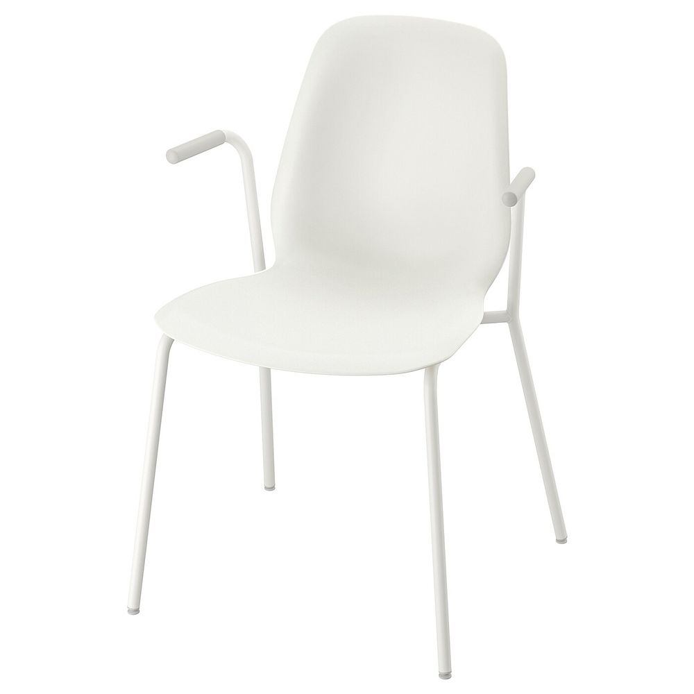 Легкое кресло, белый, Дитмар белый IKEA ЛЕЙФ-АРНЕ 292.597.58 - схема-чертеж с размерами