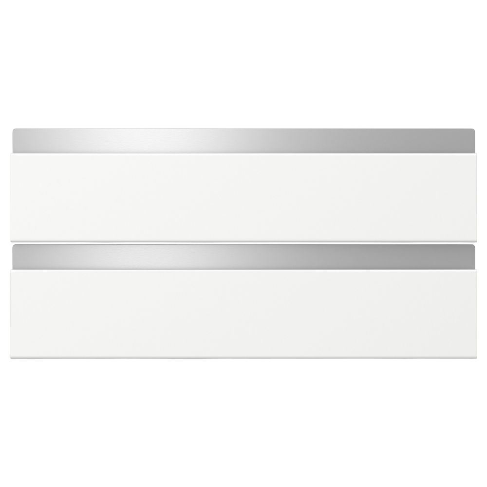 Фронтальная панель ящика НОДСТА, белый, алюминий - фото 1