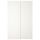 Пара раздвижных дверей ХАСВИК, белый