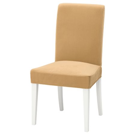 Стул ХЕНРИКСДАЛЬ, белый, Дьюпарп желто-бежевый