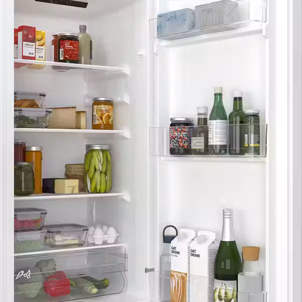 LAGAN Холодильник/ морозильник - отдельно стоящий/белый 197/65 л - фото 4