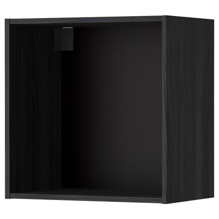 Каркас навесного шкафа, под дерево черный 60x37x60 см IKEA МЕТОД 503.680.29