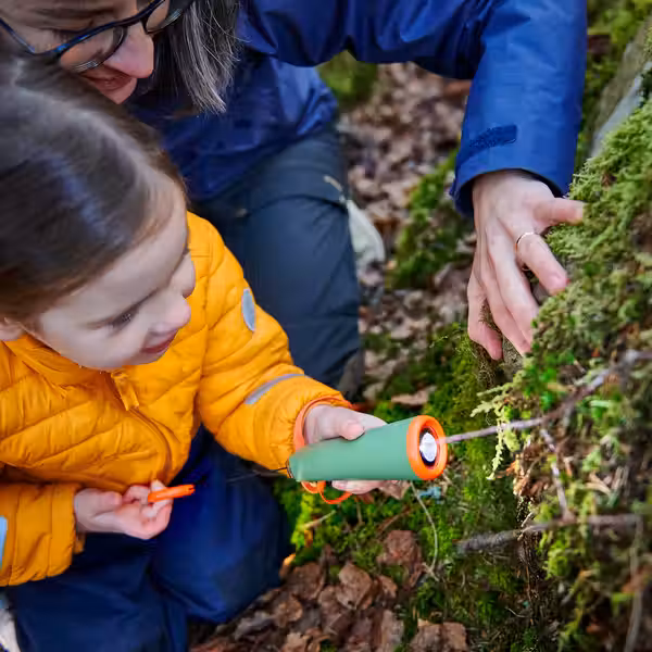 MAJBAGGE Светодиодный фонарь/ручной привод - зеленый/оранжевый - фото 2