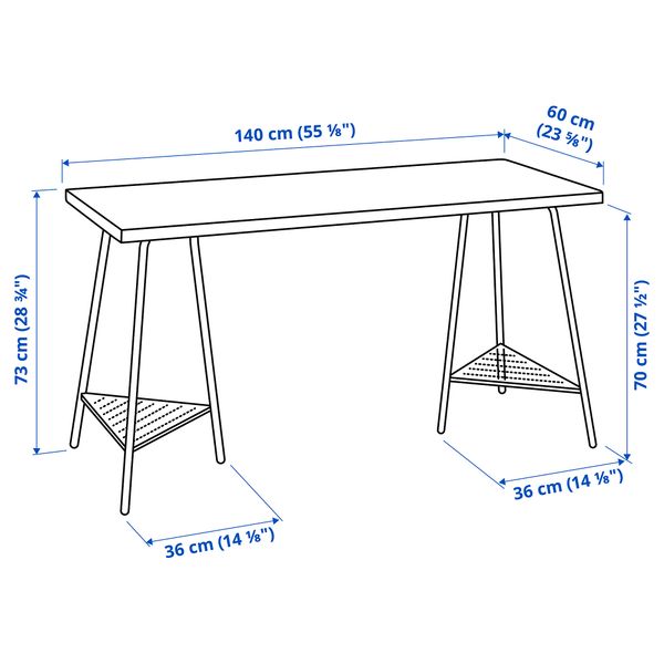 IKEA, дополнительный ракурс - схема-чертеж с размерами