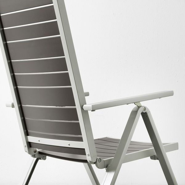 Стол + 4 кресла, для/сада, темно-серый/ФРЁСЁН/ДУВХОЛЬМЕН синий 156x90 см IKEA ШЭЛЛАНД 692.672.47 - фото 4