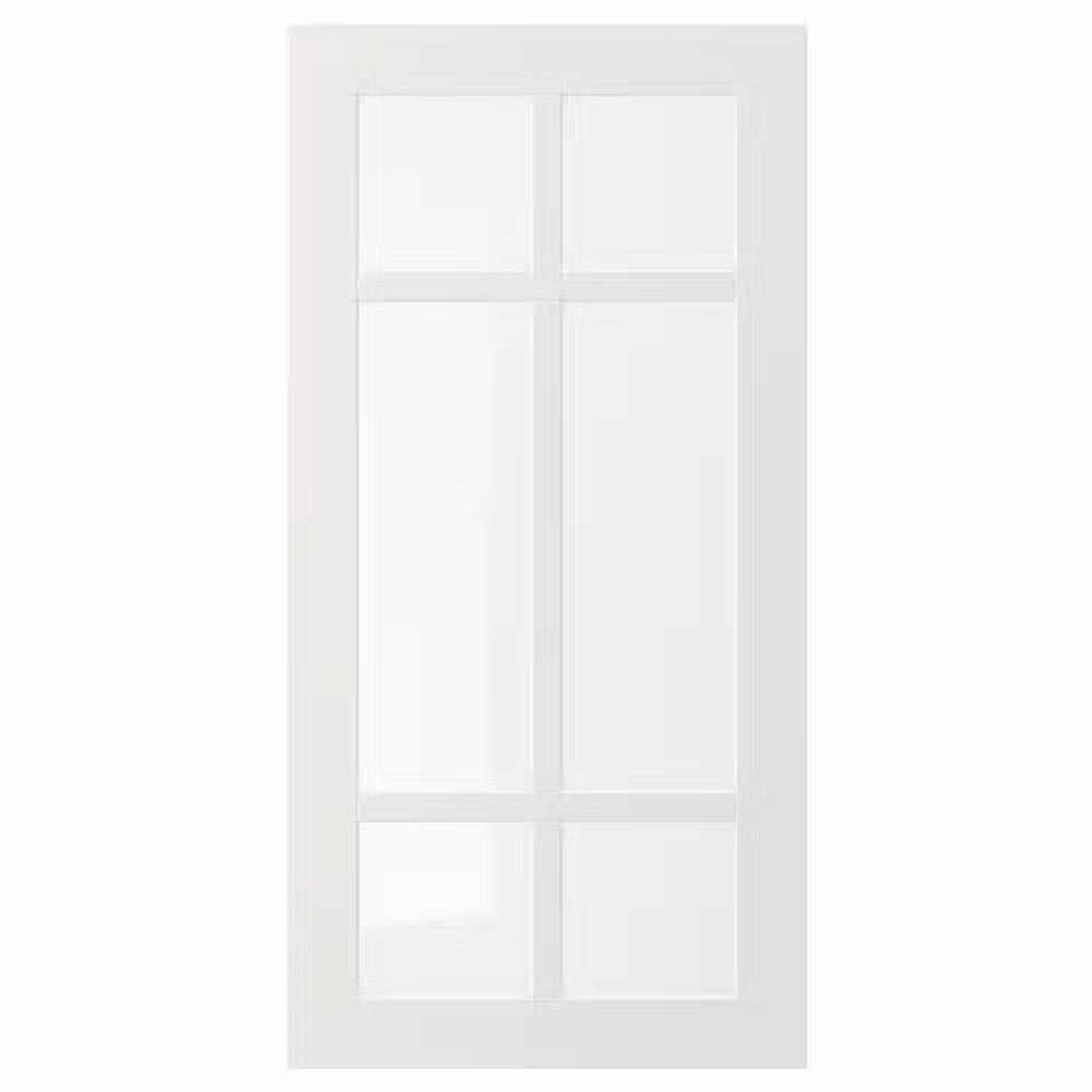 STENSUND Стеклянная дверь - белый 40x80 см - фото 1
