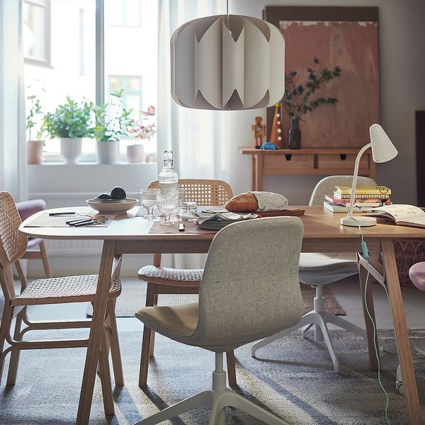 Абажур для подвесного светильника, текстиль/белый 47 см IKEA MOJNA МОЙНА 604.518.67 - фото 5