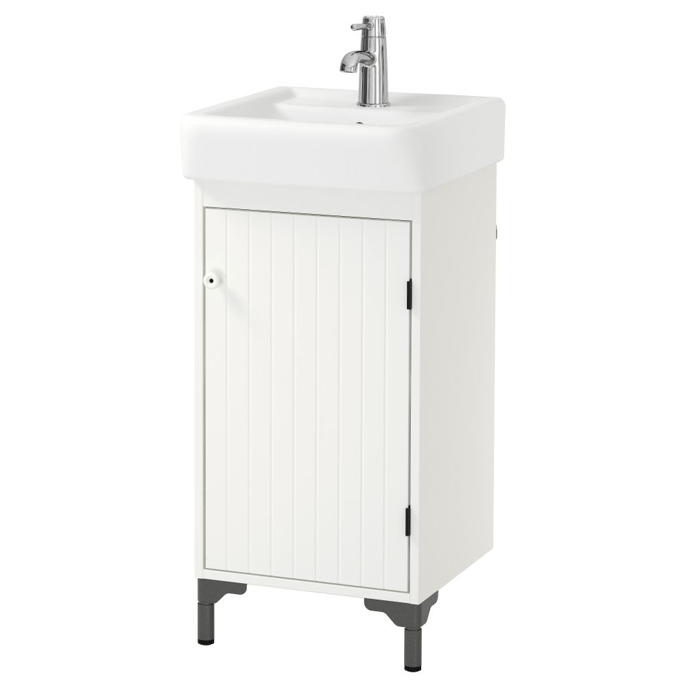 Шкаф под раковину с 1 дверцей СИЛВЕРОН / ХЭМНВИКЕН, белый (40x45x91 см) - фото 1