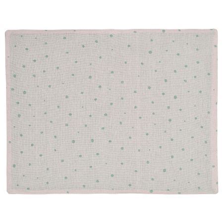 Салфетка под приборы, белый, голубой, 45x35 см IKEA NISSÖGA 305.550.55