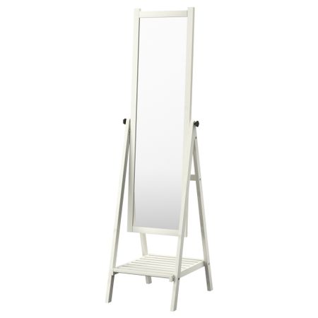 Зеркало напольное ИСФЬЁРДЕН, белая морилка (47x182 см)