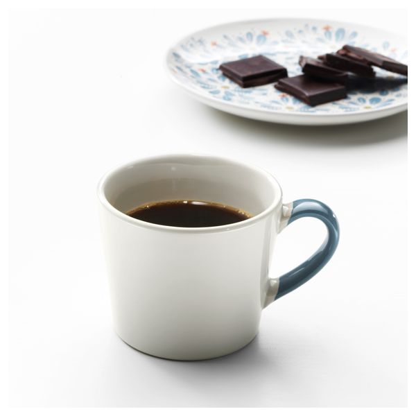 Кружка ФИНСТИЛТ, белый с оттенком, синий (36 сл) - фото 2