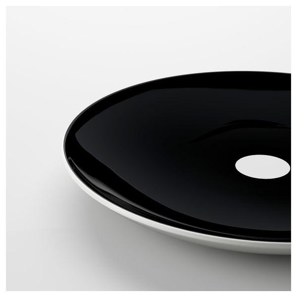 Десертная тарелка ТИККАР, белый, черный (21 см) - фото 2