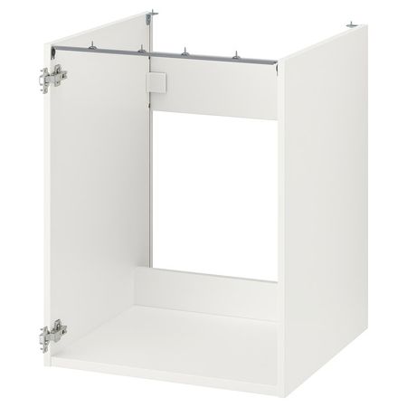 ENHET Напольный шкаф под мойку - белый 60x60x75 см