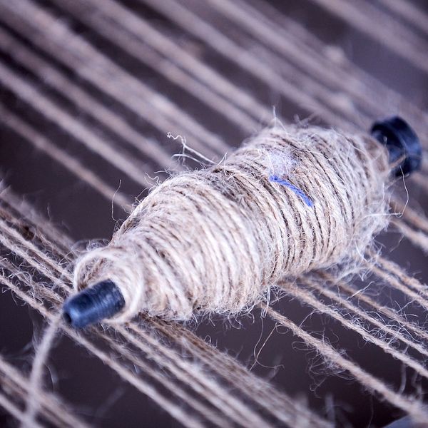 Ковер безворсовый, ручная работа синий 133x195 см IKEA LOVRUP ЛОВРУП 904.385.44 - фото 6