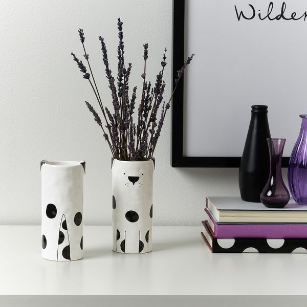 Ваза, собака белый с оттенком 15 см IKEA FÅTALIG ФОТАЛИГ 604.663.07 - фото 2