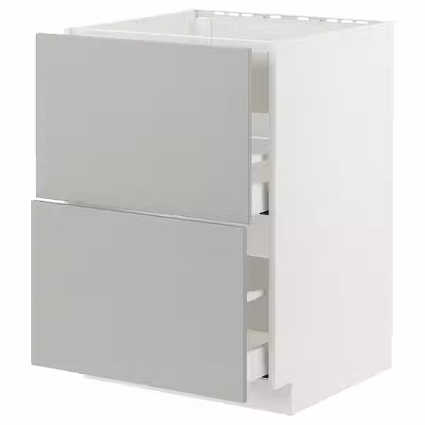 METOD / MAXIMERA Шкаф д/варочн панели/вытяжка/ящик - фото 1